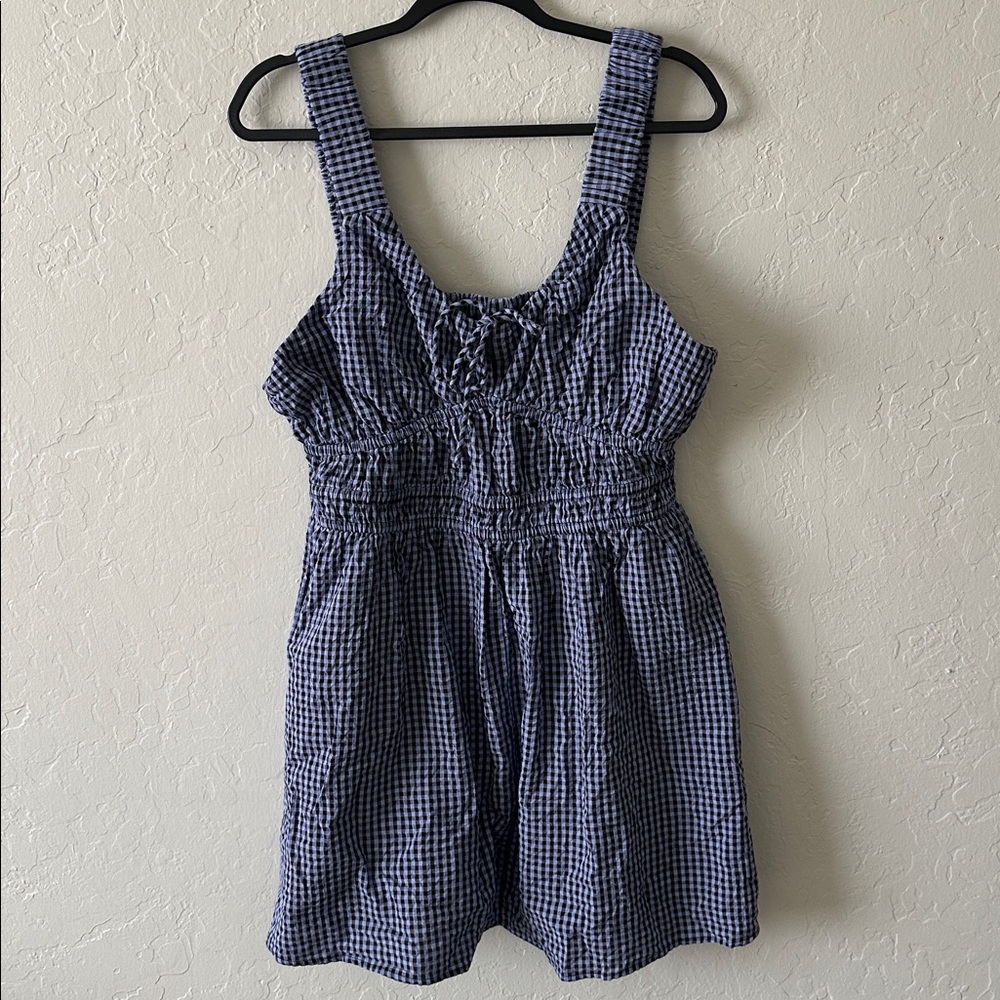 ASOS Blue Gingham Dress